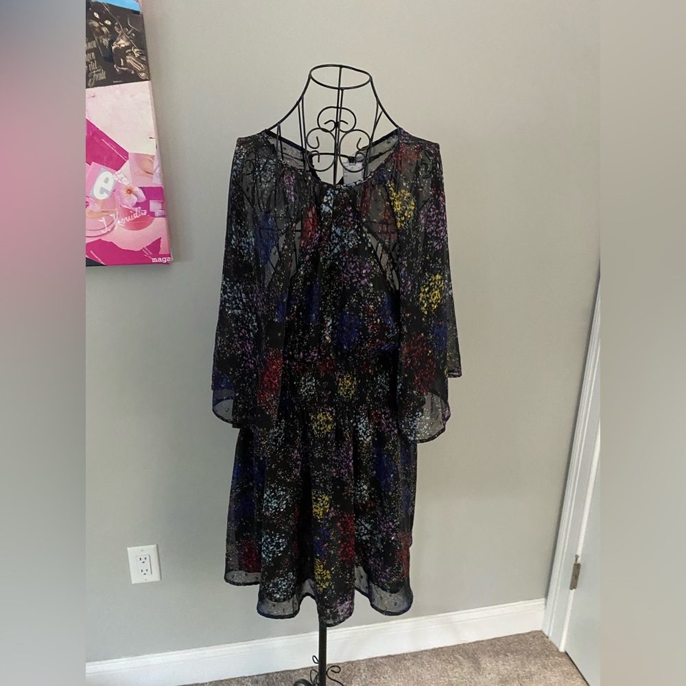 Free People! Anna Mini Chiffon Dress NWT! - Picture 7 of 10